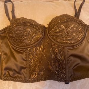 Brown corset top